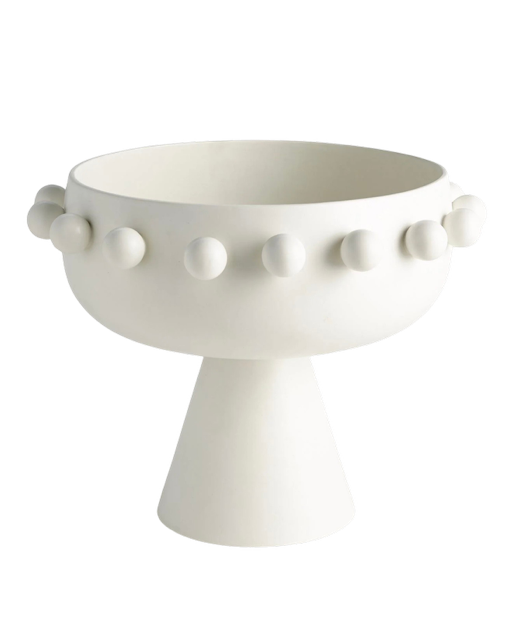 Sculptural pedestal bowl