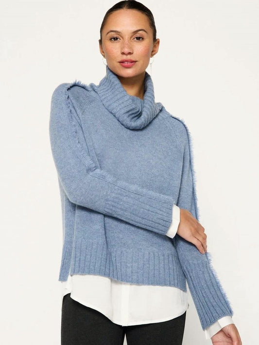 BROCHU WALKER Jolie Fringe Layered Look in Celeste Blue Mel W/W