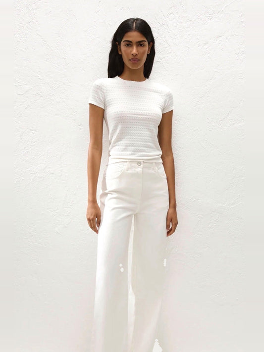 FAITHFULL THE BRAND Lisandre Shirt in Cream