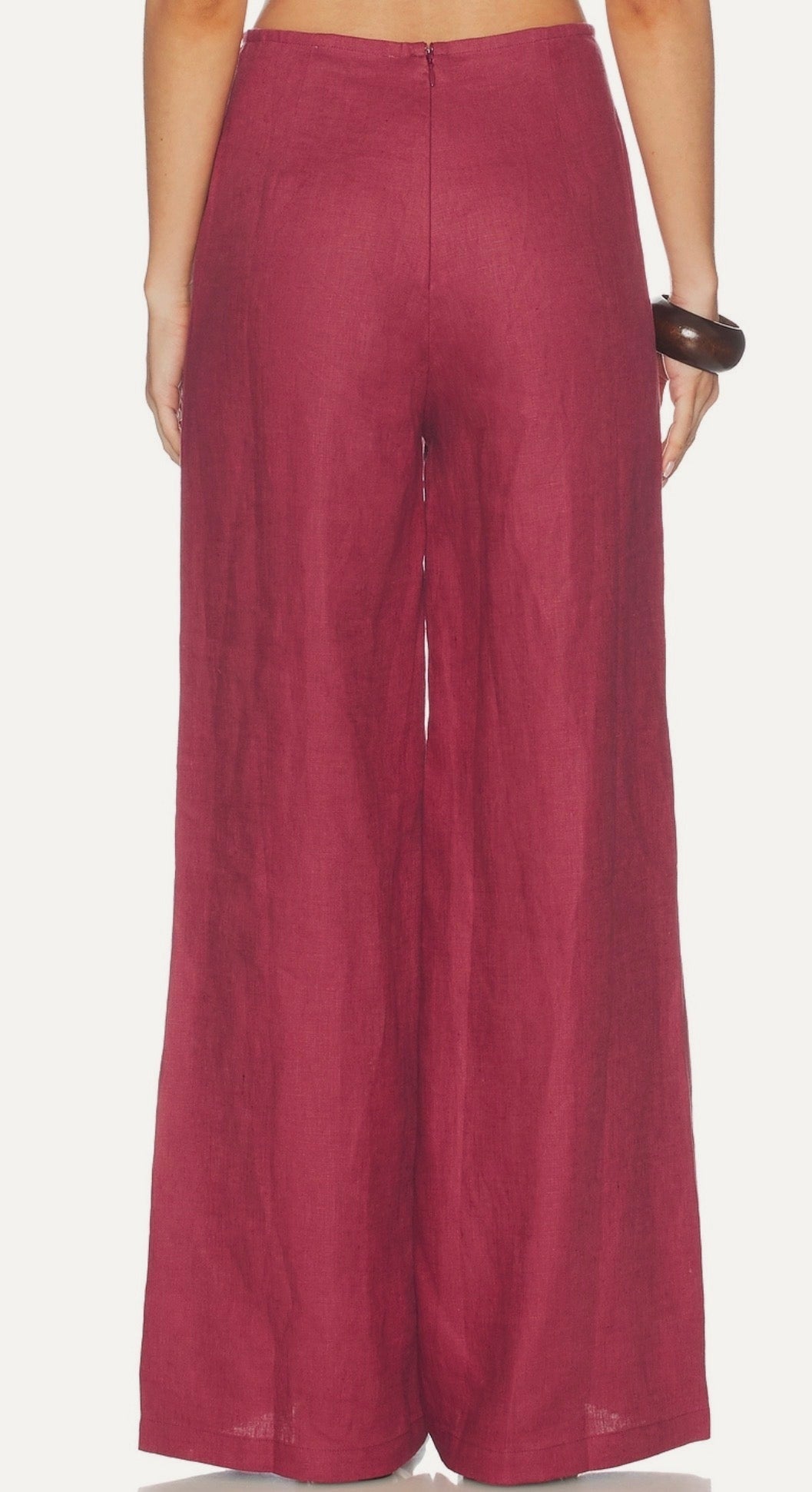 FAITHFULL THE BRAND Syna Pant in Rhubarb