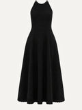 FAITHFULL THE BRAND Valencia Midi Dress in Black