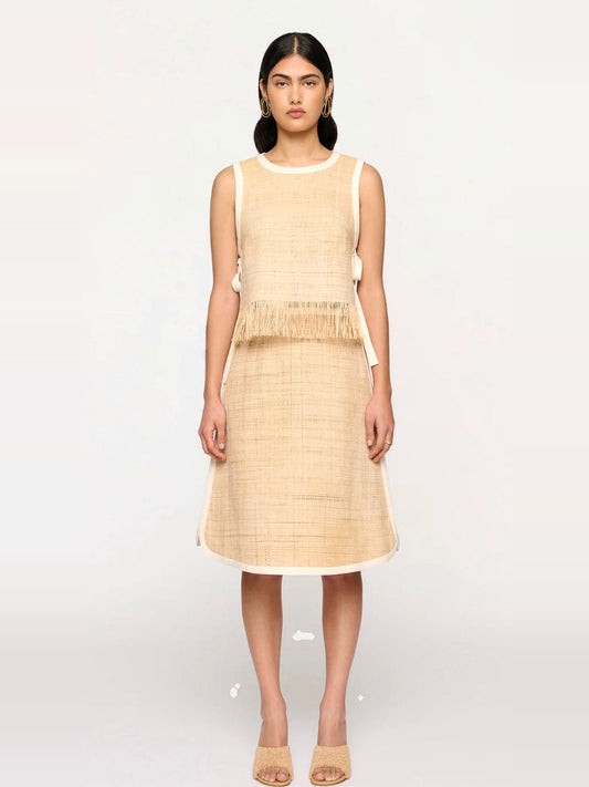CLEA Ari Raffia Top