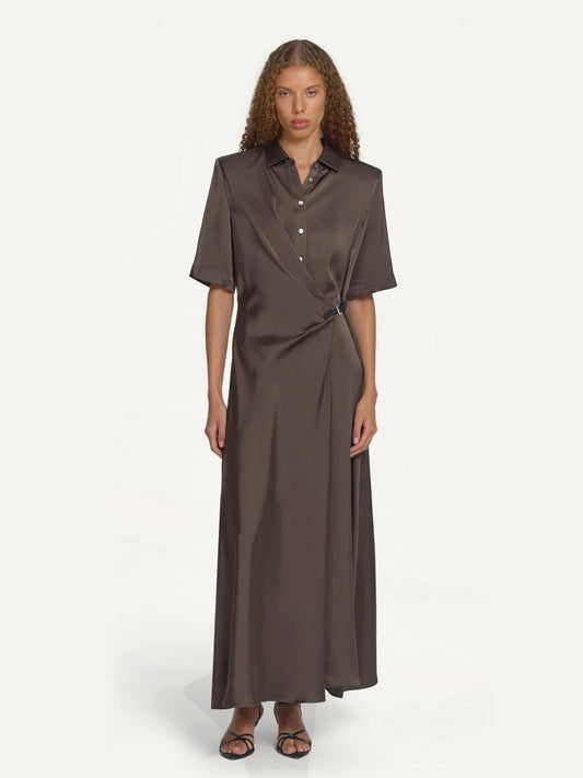 VIKTORIA & WOODS Scorpius Dress in Chocolate