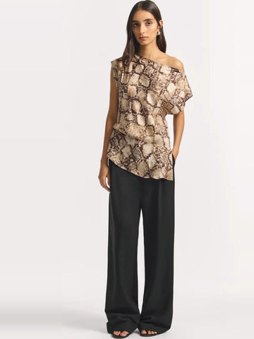 VIKTORIA & WOODS Torrance Silk Top