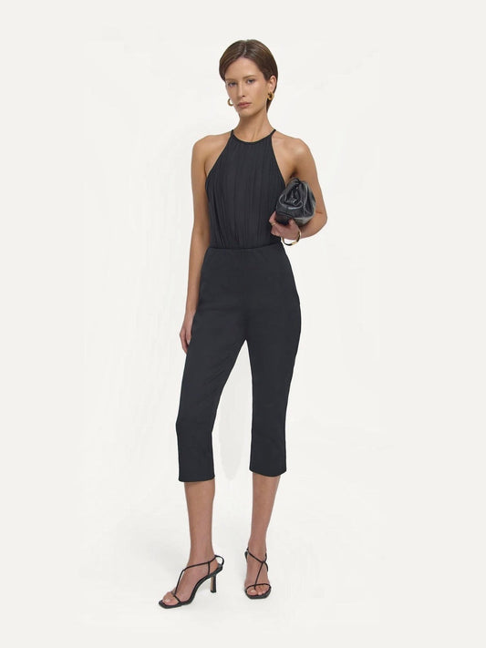 VIKTORIA & WOODS Moonbeam Capri in Black