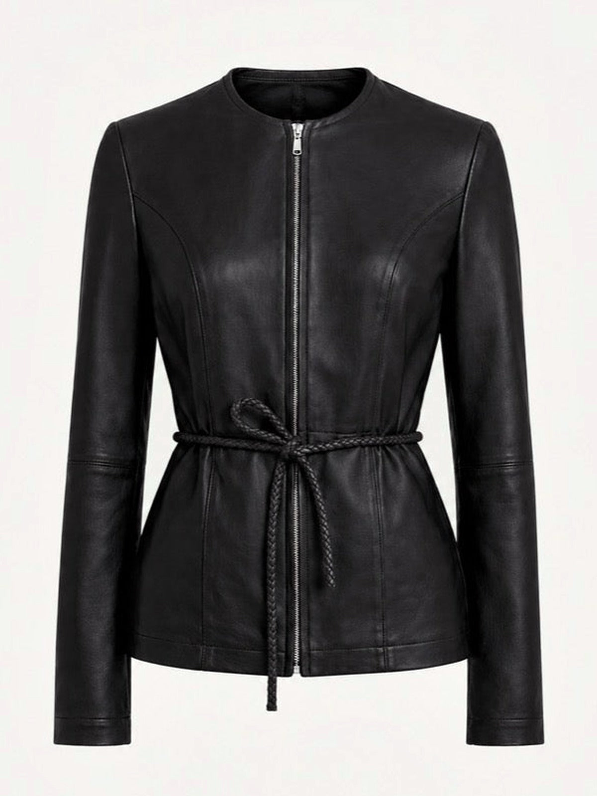 ALFIE PARIS Roxy Leather Jacket in Black