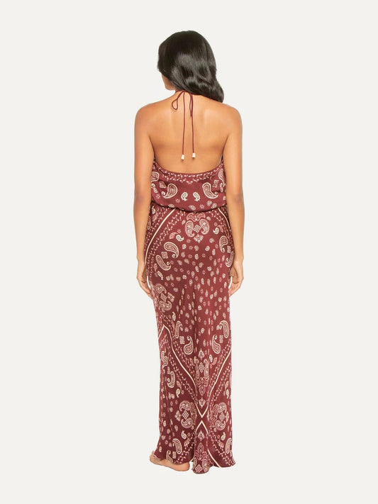 ROCOCO SAND Mona Maxi in Burgundy