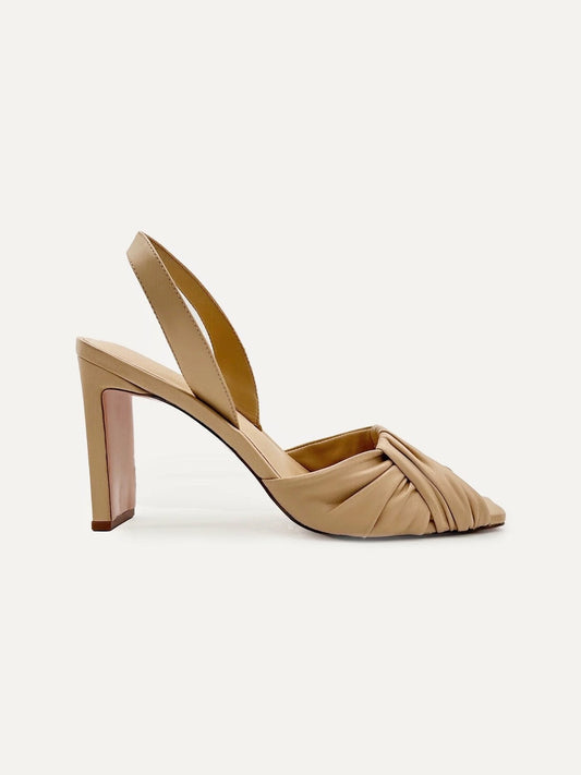 DANIELLA SHEVEL Skyler Heel in Oat