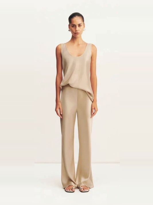SHONA JOY Savanna Bias Cut Pants