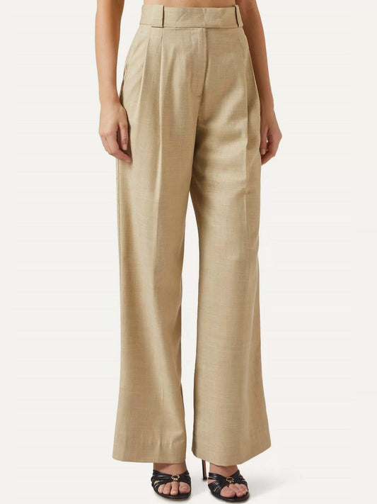 SHONA JOY Wiley High Wasted Pant in Putty