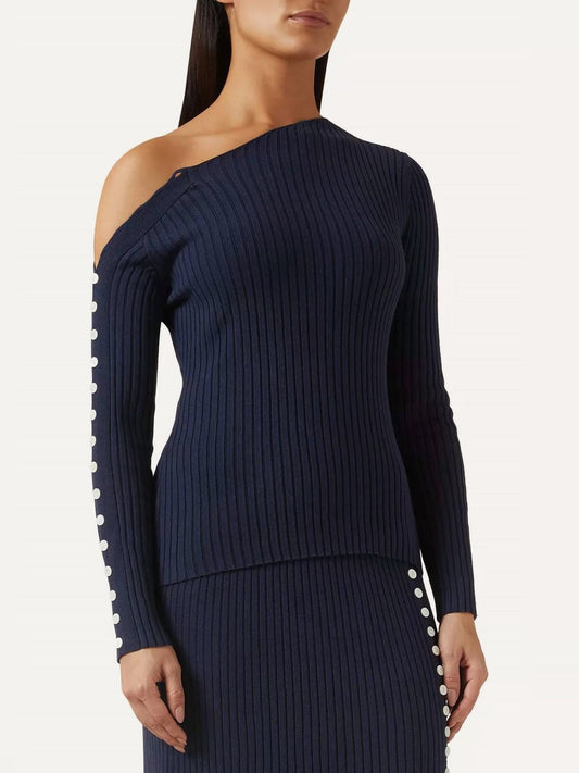 ANNA QUAN Bryn Top in Sailor