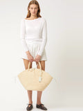 BRIE LEON Heather Basket in Oat