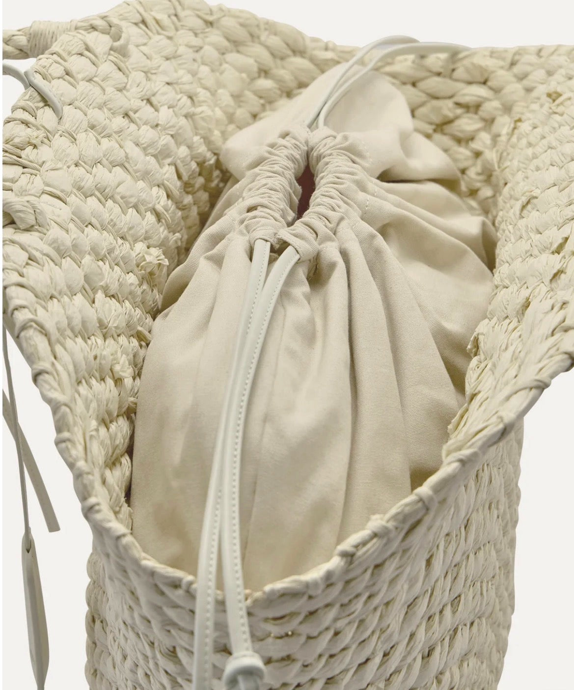 BRIE LEON Heather Basket in Oat