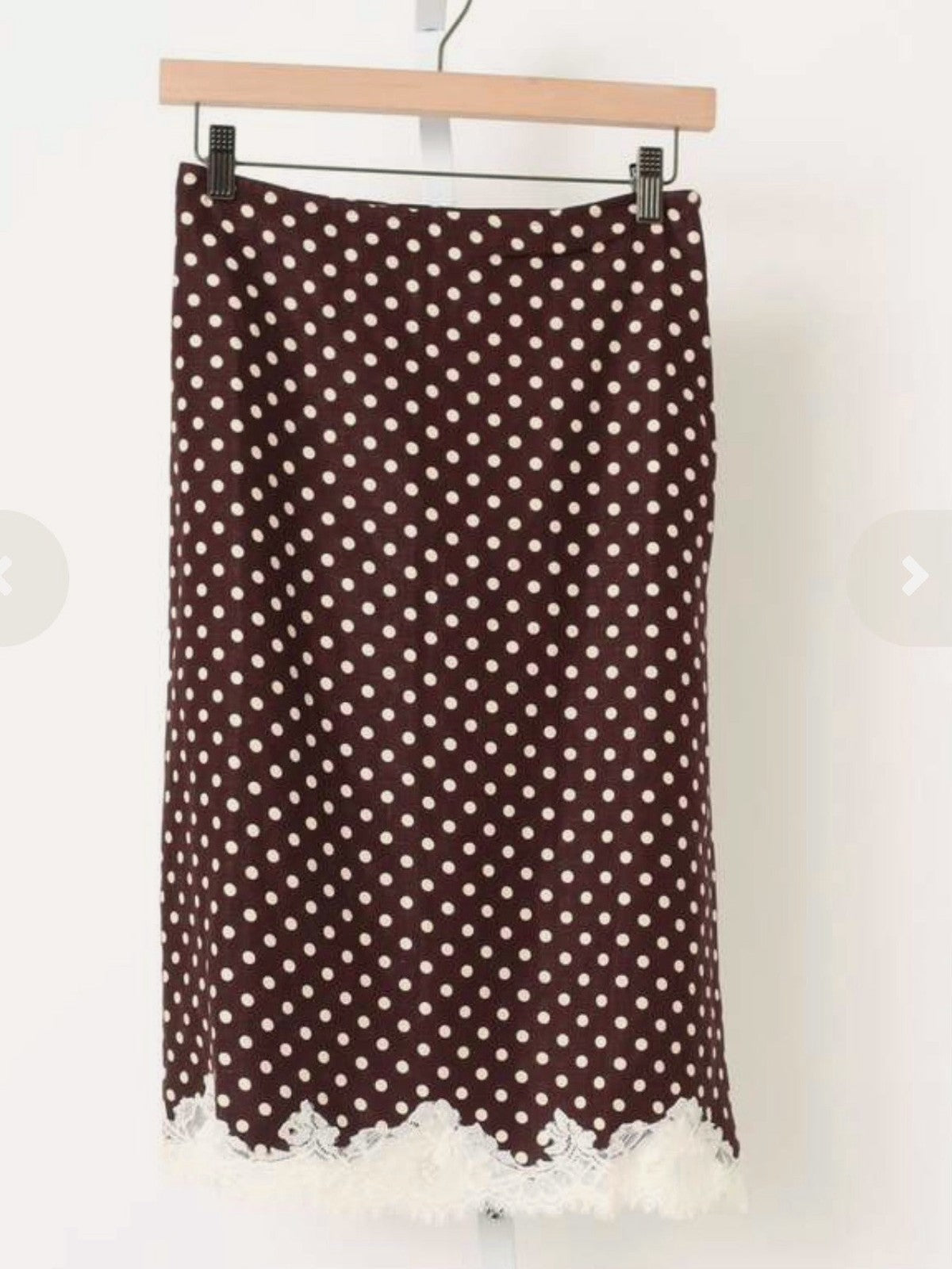 FAITHFULL THE BRAND Martuba Skirt in Polka Dot