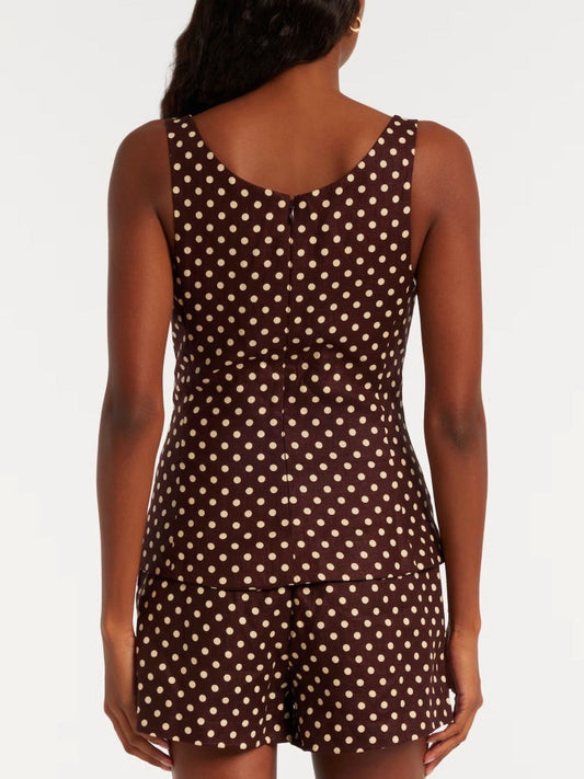 FAITHFULL THE BRAND Lila Mini Short in Polka Dot