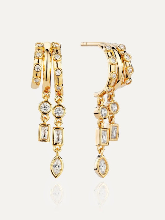 AARIA LONDON Petra Illusion Earrings