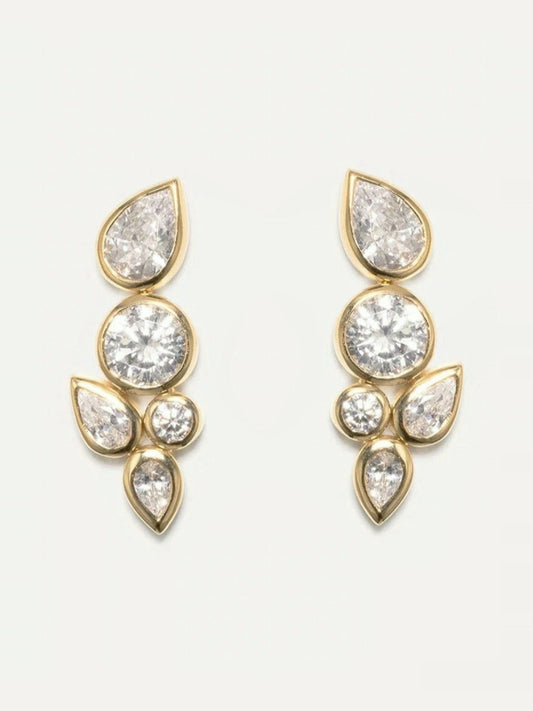 COMPLETED WORKS Like Peas in Pod Gold Vermeil Earrings