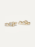 COMPLETED WORKS Like Peas in Pod Gold Vermeil Earrings