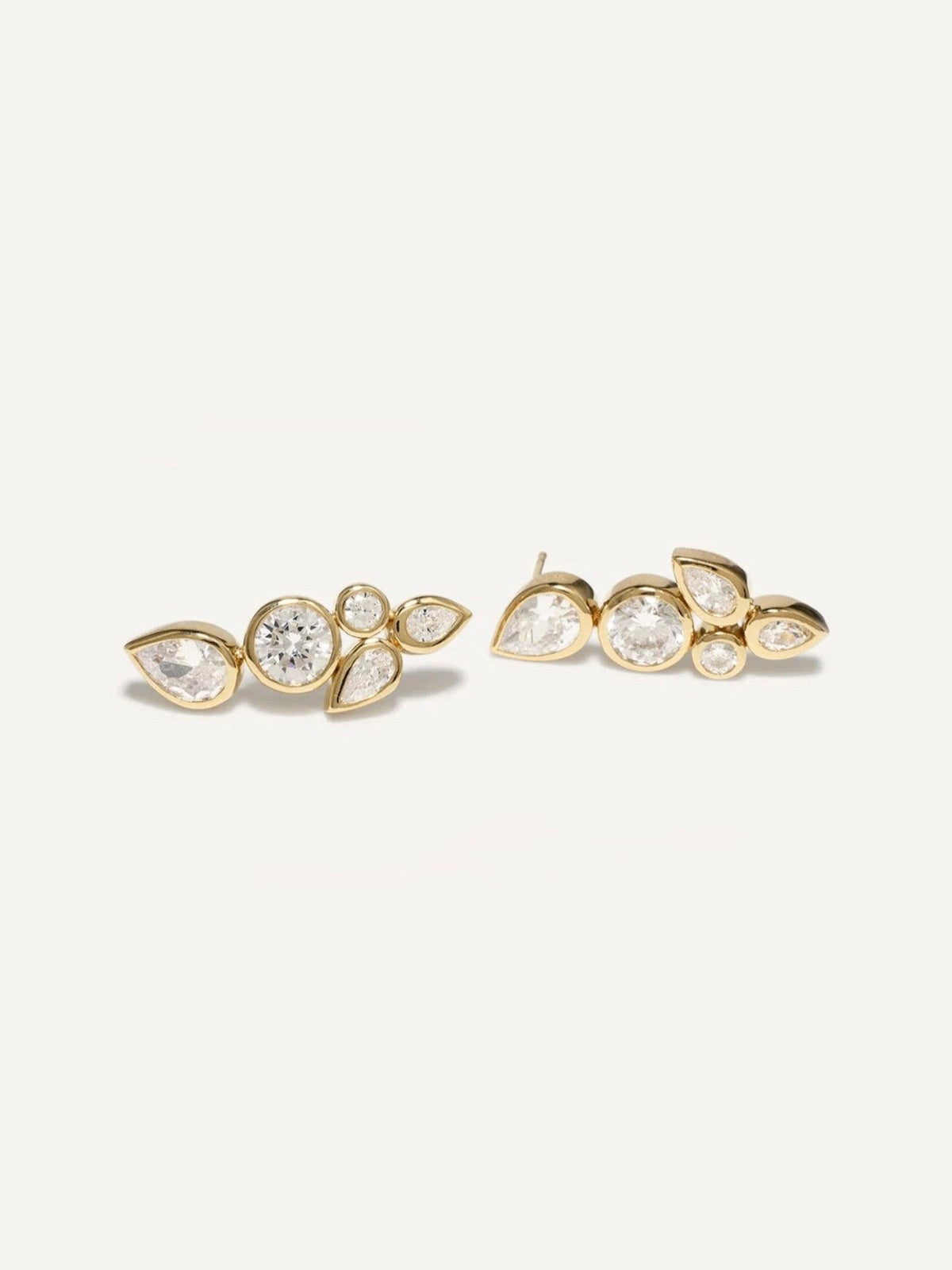 COMPLETED WORKS Like Peas in Pod Gold Vermeil Earrings