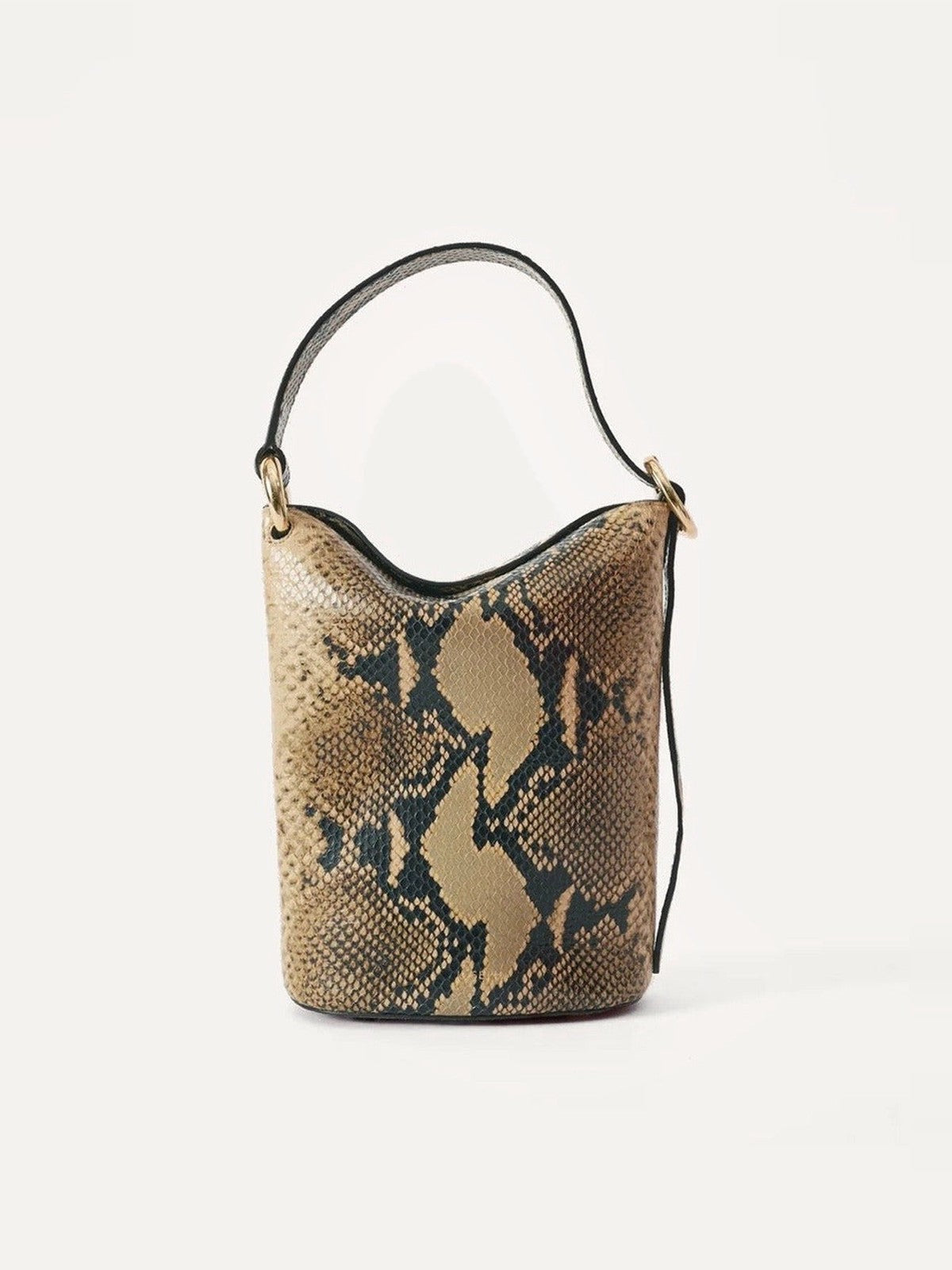 JOSEPH UK Mini Bucket Snake Leather