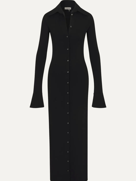 ETERNE Georgia Maxi Dress in Black