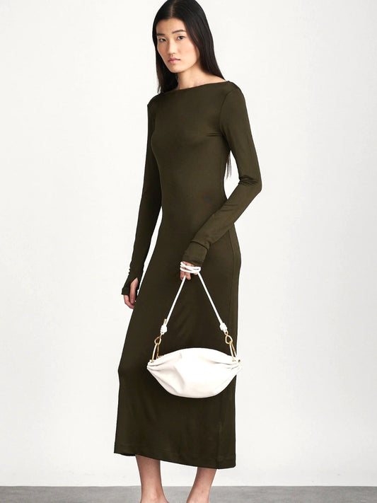 CULT GAIA Cinch Crossbody Bag in Antique White