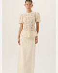ROAME Caroline Skirt in Ivory