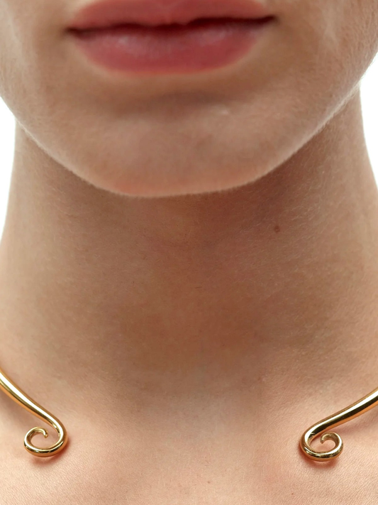 HEAVEN MAYHEM Bruma Choker in Gold