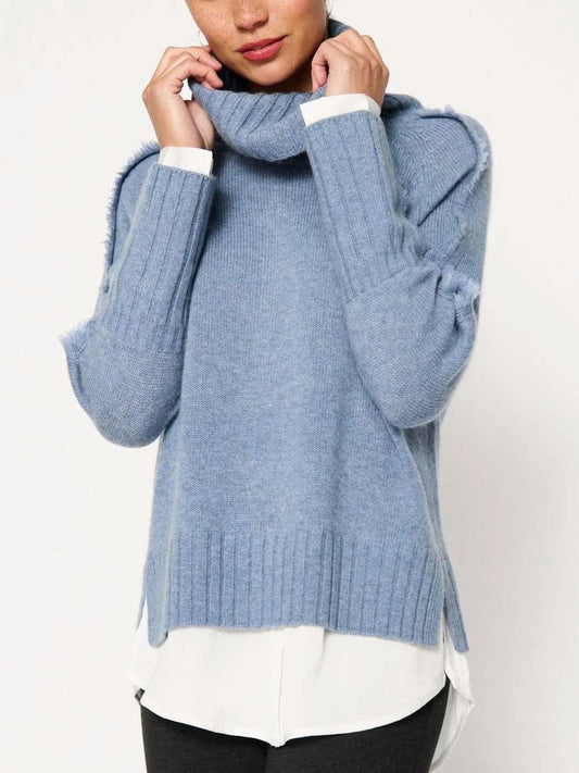 BROCHU WALKER Jolie Fringe Layered Look in Celeste Blue Mel W/W