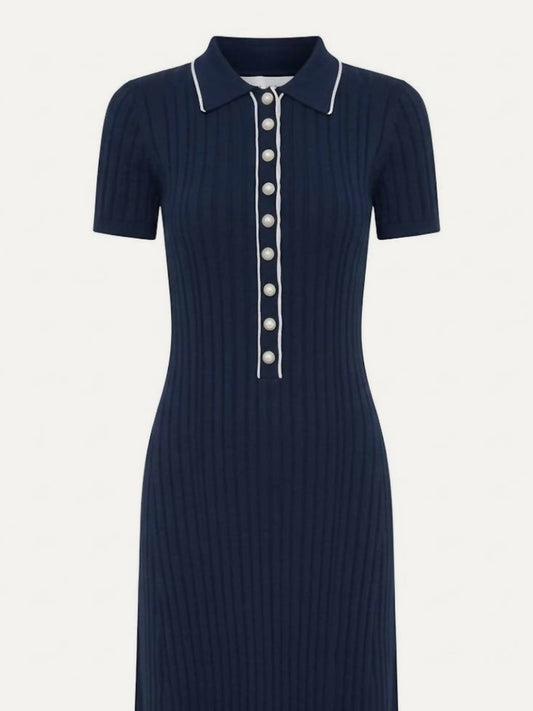 ANNA QUAN Penelope Dress in Sailor w/Silence Trim