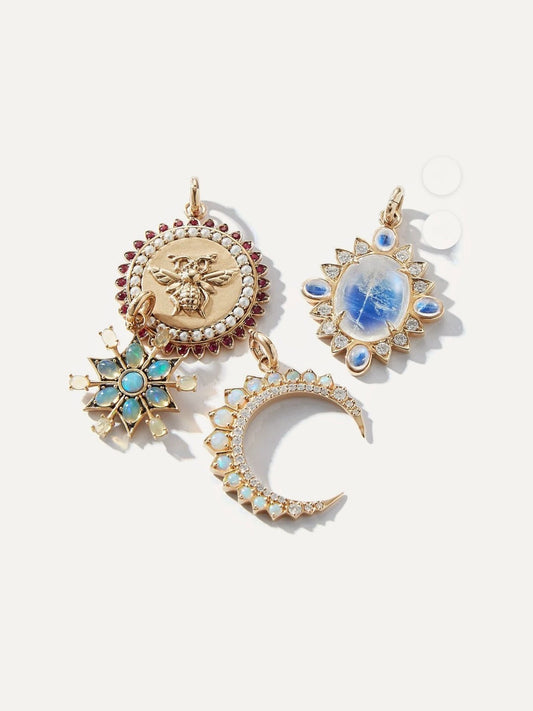 14K Gold & Opal Sadie Charm