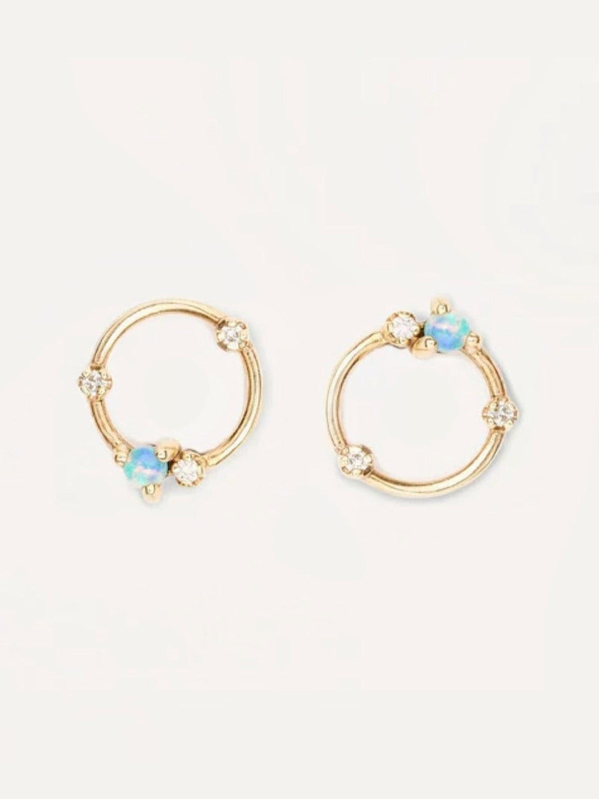 Mini Circle Earrings