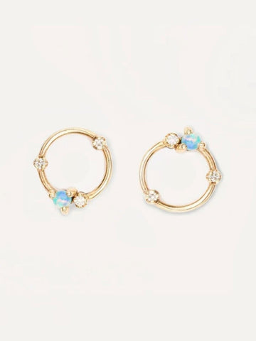 Mini Circle Earrings