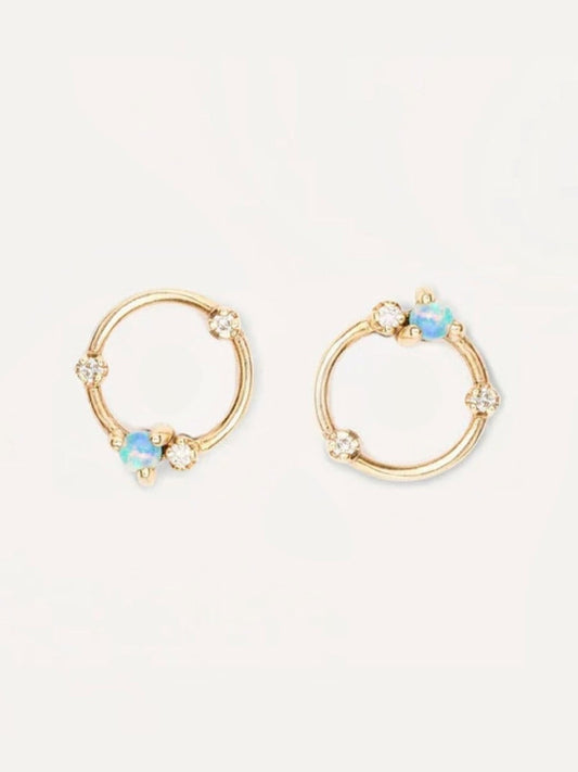 Mini Circle Earrings