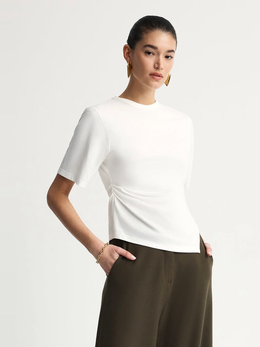 ANNA QUAN Cleo T-Shirt in White