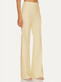 SHONA JOY Lani Boot Cut Flared Pant in Vanilla