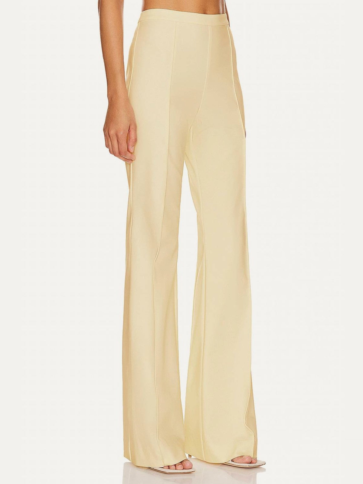 SHONA JOY Lani Boot Cut Flared Pant in Vanilla