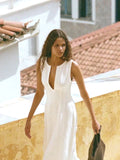 FAITHFULL THE BRAND Melia Maxi Dress in White
