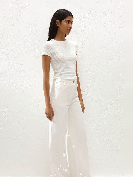 FAITHFULL THE BRAND Lisandre Shirt in Cream
