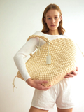 BRIE LEON Heather Basket in Oat