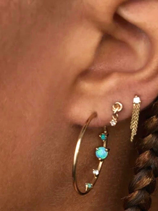 Inverted Hoop Earrings
