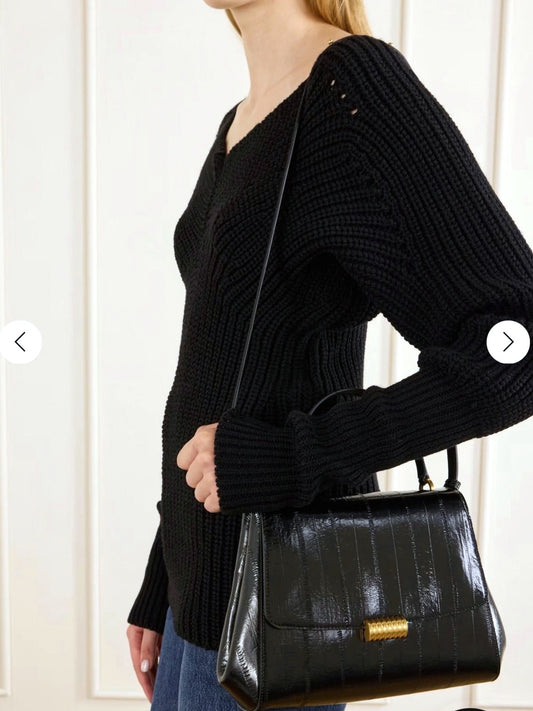 NEOUS Thala Textured-Leather Shoulder Bag
