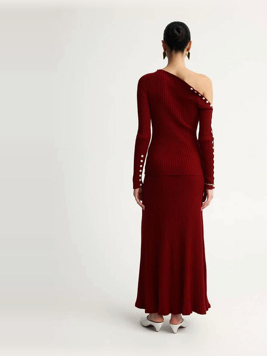 ANNA QUAN Bryn Top in Sangria