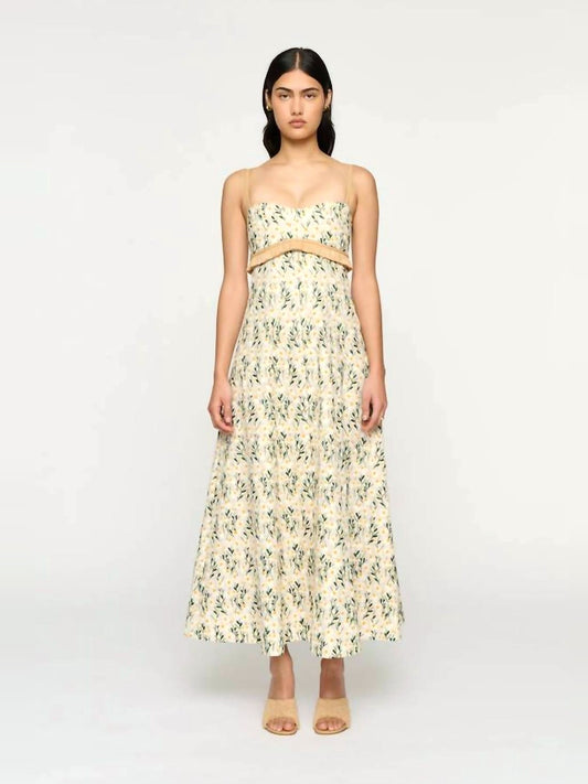 CLEA Salvador Midi Dress in Daisy Meadow