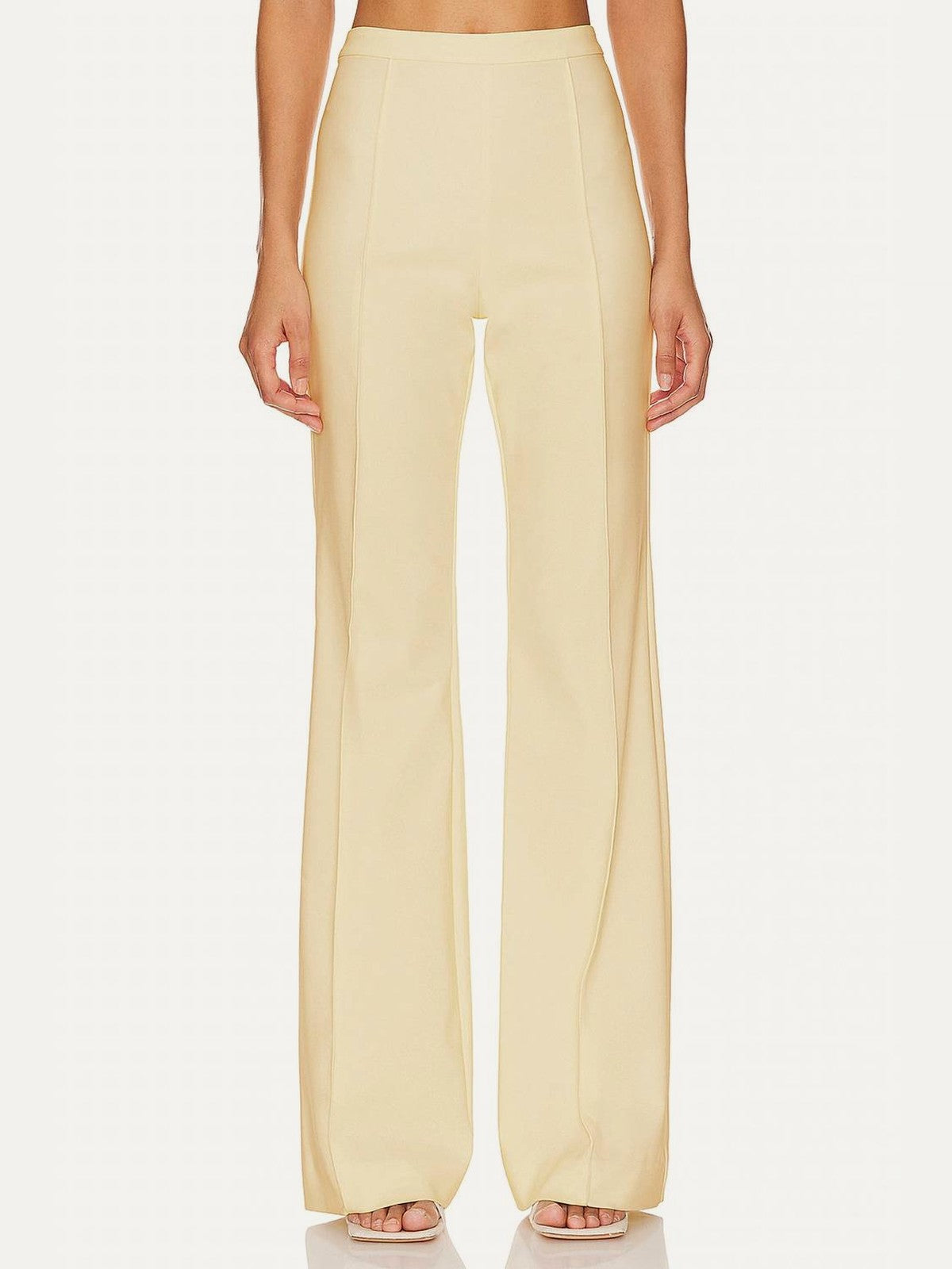SHONA JOY Lani Boot Cut Flared Pant in Vanilla