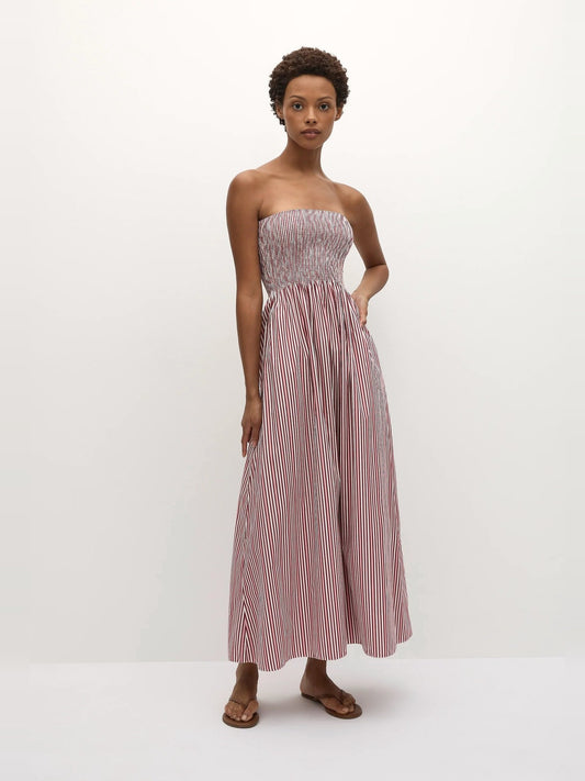 FAITHFULL THE BRAND Sanya Maxi Dress in Clare Stripe
