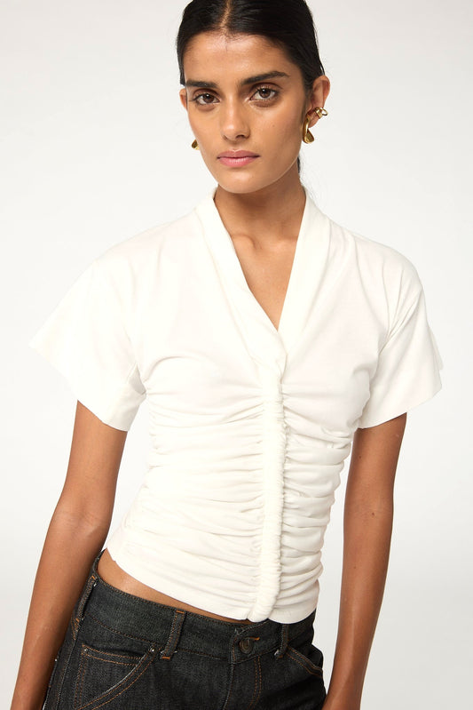 THE LINE BY K Penelope T-Shirt in White
